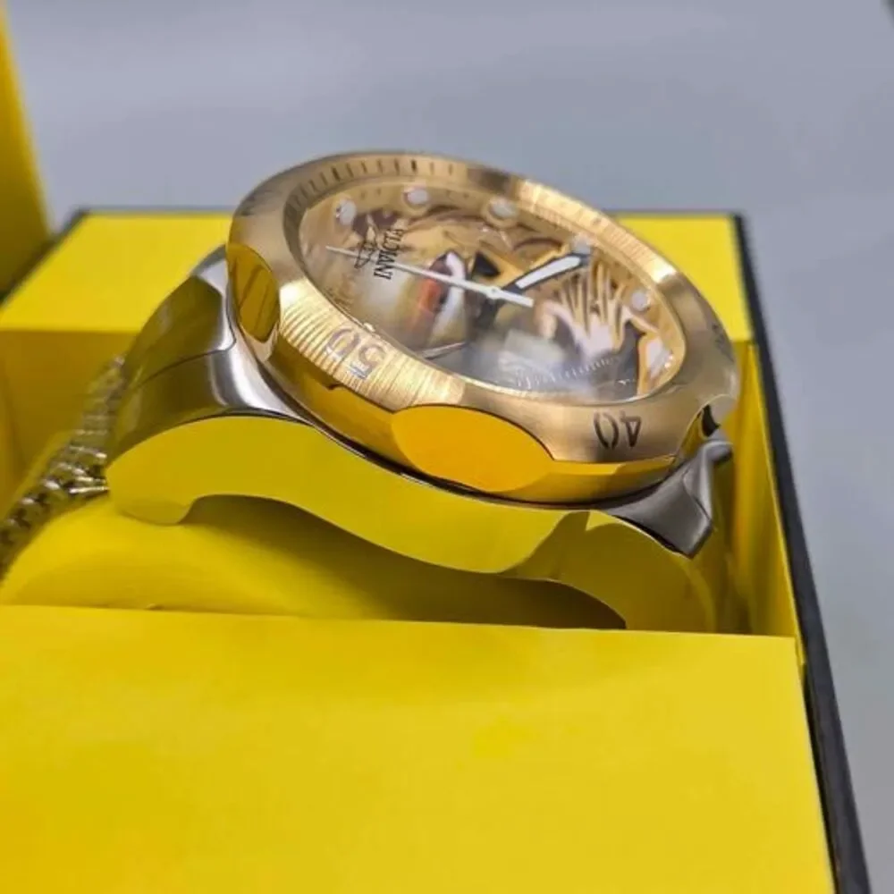 Invicta Venom Lionheart Swiss Ronda Z60 Caliber Men's Watch - 53.7mm. Steel